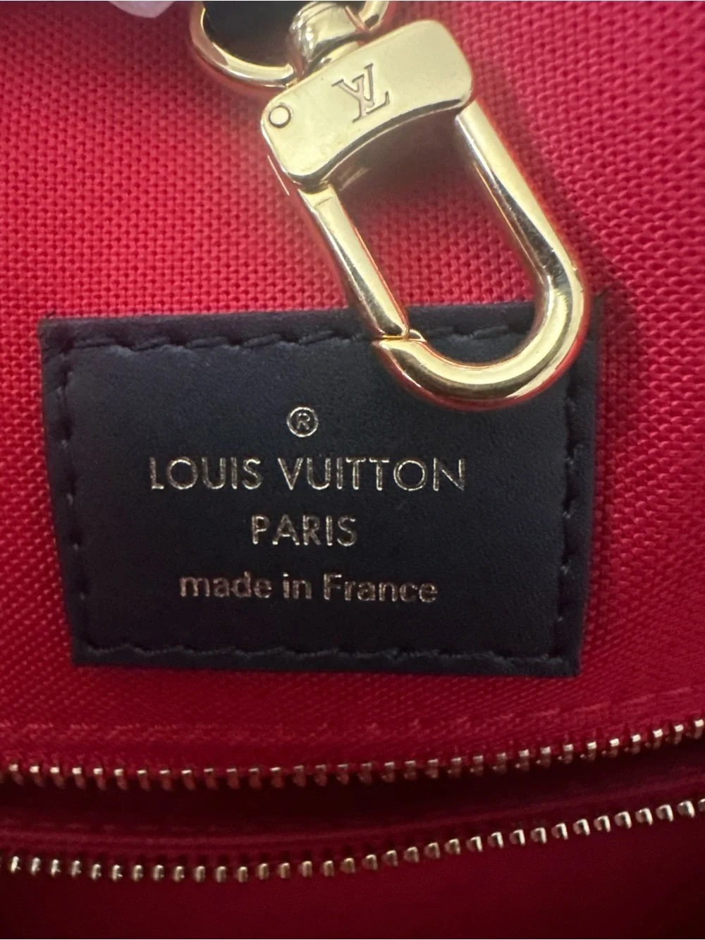 Louis Vuitton Monogram Canvas Tote in Brown and Black